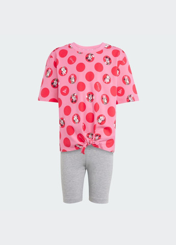 Комплект: футболка и шорты x Disney Minnie Mouse Kids adidas (316220047)