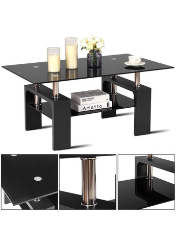 Журнальный стол Lisa II лак 110x60x55 LISA2CLH Signal (372178612)