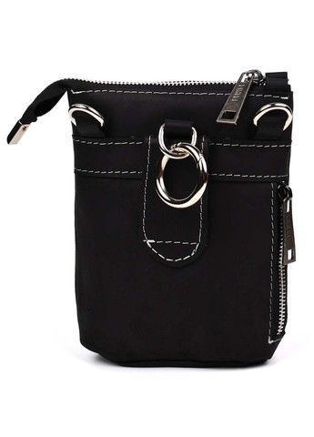 Маленька чоловіча сумка на пояс, через плече, на джинси чорна RA-1350-3md TARWA (302804020)