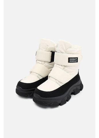 Молочные зимние дутики для девочки цвет молочный cb-00285237 Kimboo