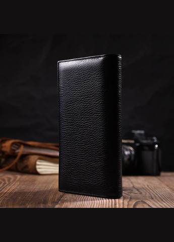 Практичный женский клатч с блоком для кредитных карт из натуральной кожи 22033 Черный Tony Bellucci (331911046)