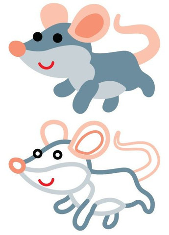 Детская книга-раскраска для малышей "Кошка" 403204 с подсказкой Книжковий хмарочос (336036843)