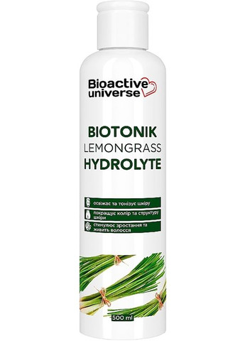 Тоник-гидролат "Лемонграс" Biotonik Hydrolyte 100ml (1317208-11503363) Bioactive Universe (368626514)