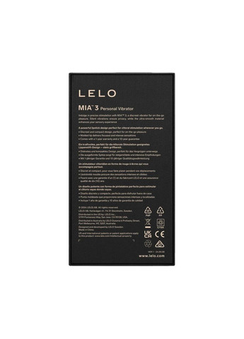 Шикарная вибропуля Mia 3 Deep Rose Lelo (344586451)