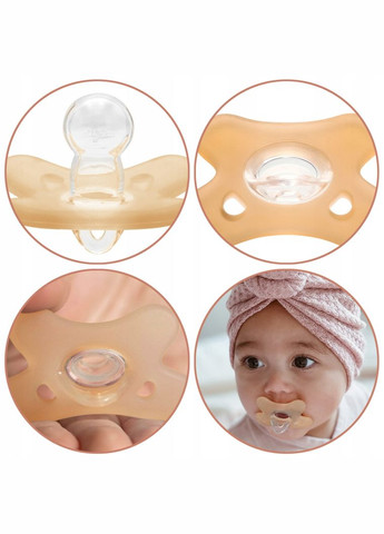 Силіконова симетрична пустушка, 0-6 місяців, помаранчевий () Canpol Babies 24/001_ora (328400830)