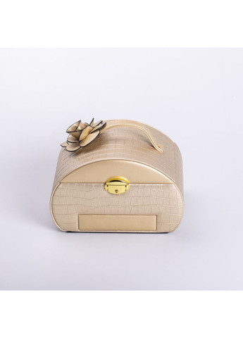 Скринька для прикрас з еко-шкіри, 3 яруси із замком, 24×17×18 см органайзер для ювелірних виробів Yiwu (360454768)