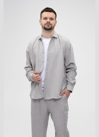 Сорочка однотонна чоловіча 23201082 Breezy (315970991)