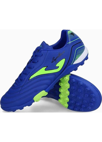 Цветные бутсы aguila синий.салатовый Joma