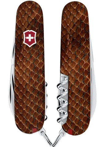 Нож Spartan Zodiac. Принт Кожа кобры RZCOM18 Victorinox (316446156)