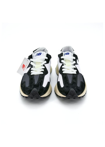 Чорні всесезонні кросівки new balance No Brand 327 Black White Premium