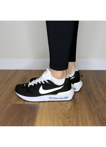 Белые летние кроссовки nike air max dawn black white найк аир макс No Brand