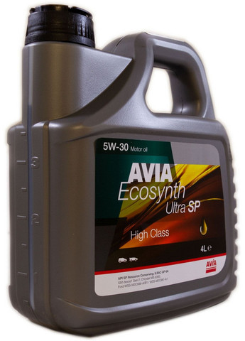 Масло 5w30 4 л Ecosynth Ultra SP, API SP Avia (289366955)