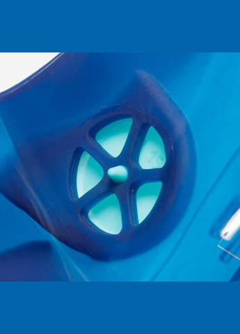 Повнолицьова Маска для Плавання Пірнання Снорклінгу Easybreath+ Freetalk S/M Блакитний Subea (336550150)