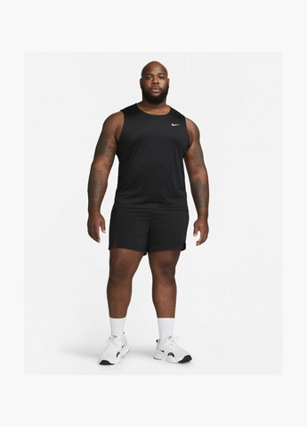 Черная мужская майка dri-fit ready black dv9813-010 Nike