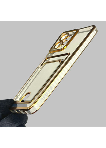 Чохол для Redmi Note 12 4G із золотою окантовкою з кишенькою для карток на сяомі редмі нот 12 золотий Xiaomi (366020569)