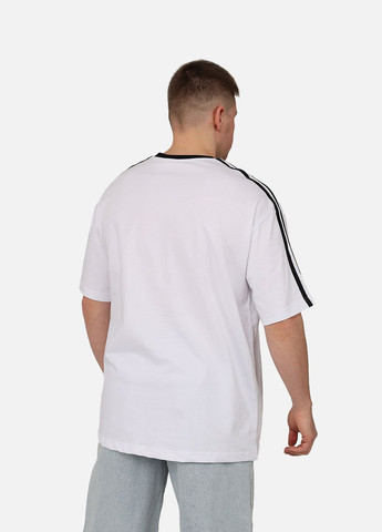 Біла футболка з коротким рукавом чоловіча колір білий cb-00271699 Yuki