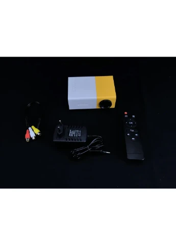 Мини проектор LED Projector YG300 с пультом и динамиком желтый/черный Smartx (385405078)