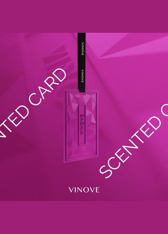 Парфюм для авто, Ароматизована підвісна картка Монца VINOVE (328606551)