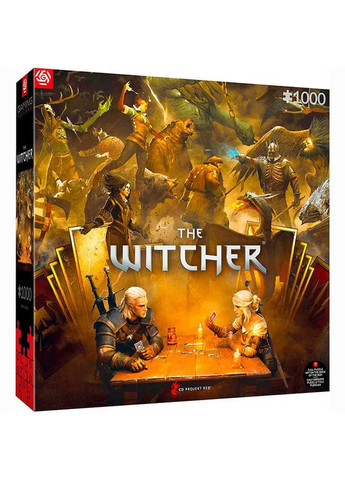 Пазл The Witcher Playing Gwent 1000 эл (5908305249634) GoodLoot (348058219)