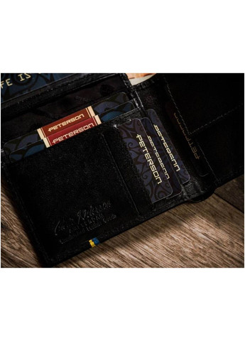 Кожаное мужское портмоне Peterson (302243945)