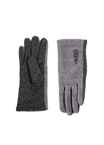 Перчатки Smart Touch женские комбинированные серые ДРЮ LuckyLOOK 584-549 (322789513)
