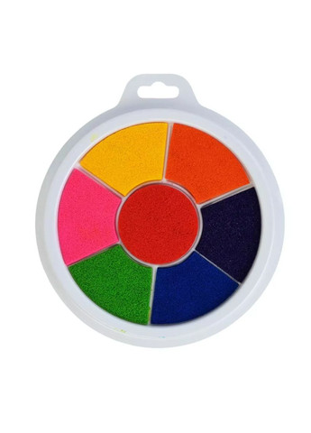 Набір для малювання пальчикові фарби 6 кольорів діаметр 18 см CE150418 No Brand (362433223)