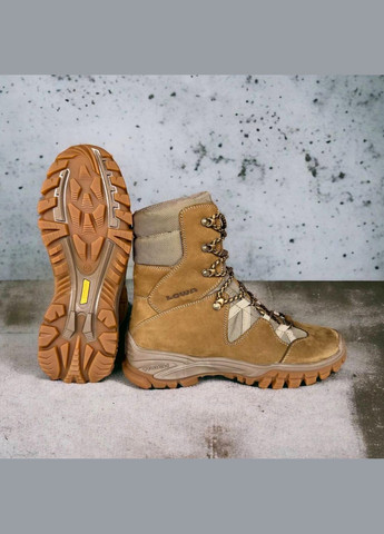 Чоловічі Тактичні Демісезонні Берці. 36-49р Койот. 100% Натуральна шкіра! DSDM-1018 No Brand (301148057)