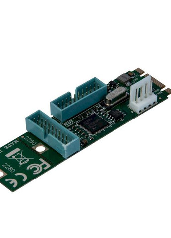 Плата розширення M2 (M&B Key) to 4 x USB3.0, NEC720201 (ECF-M2.M&Bto4USB3) Frime (339084262)