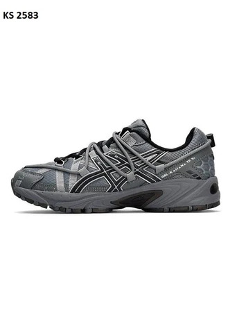 Серые демисезонные кроссовки мужские asics gel-kahana tr v2 gray асикс гель кахано 8 серые No Brand