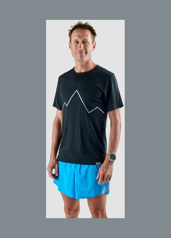 Черная футболка jason chlarb merino onyx Ultimate Direction