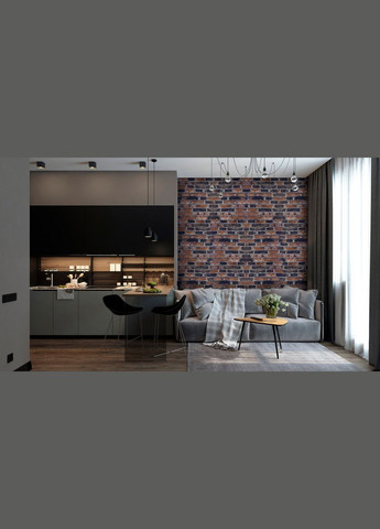 Самоклеющаяся декоративная 3D панель OS-CZ08-3 Под состаренный Екатеринославский кирпич 700х770х3мм 3D Loft (298400624)