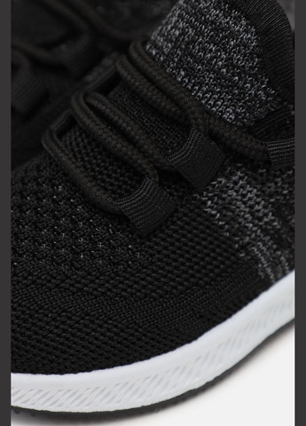 Чорні всесезон кросівки для хлопчика, на пласкій підошві колір чорний cb-00269299 No Brand