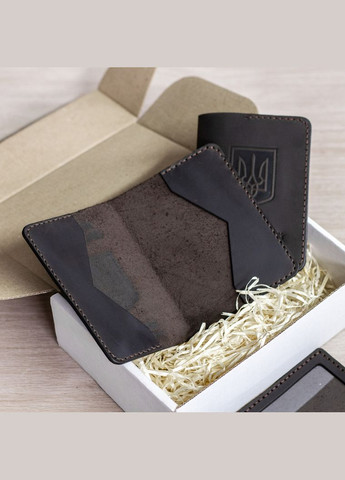 Набір обкладинок на УБД, військовий квиток та паспорт, коричневий SD Leather (299339618)