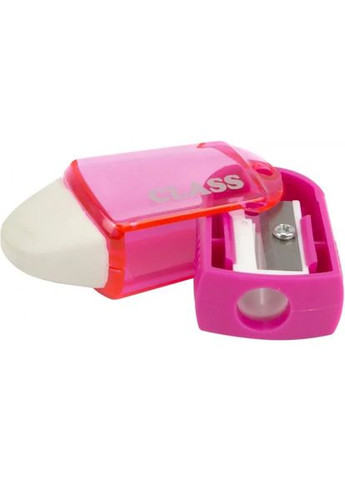 Точилка Twist з контейнером, з гумкою, асорті 4822 Class (364487253)