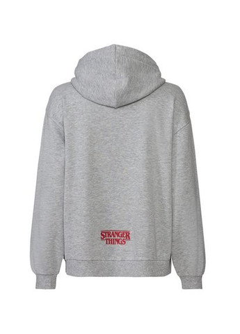 Женский спортивный костюм на флисе серый с капюшоном Netflix Stranger Things (худые+штаны) S,М,L Lidl (366089356)