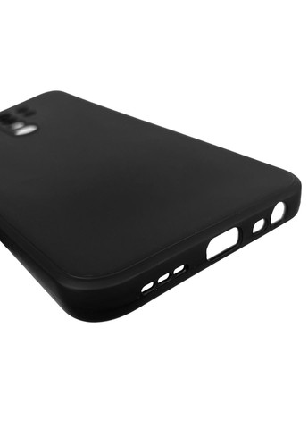 Чехол для Redmi 9 однотонный с квадратными гранями с защитой камеры на сяоми редми 9 чёрный Xiaomi (366020150)