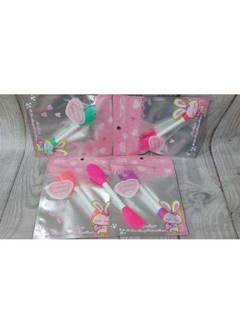 Щетка силиконовая двухсторонняя для очистки лица и нанесения масок Plus-plus (354795133)