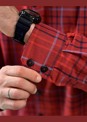 Красная коктейльный, повседневный, спортивная, вечерний, классическая, домашний, кэжуал рубашка в клетку Freedom