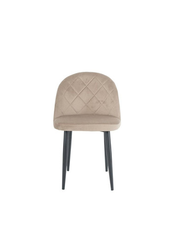 Стул LULU черный каркас/темный беж Intarsio (365461460)