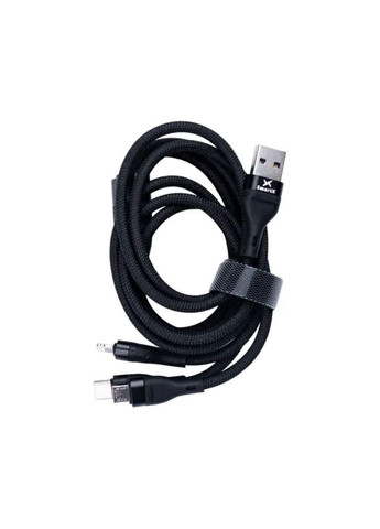 Кабель для зарядки 3-in-1 microUSB/Type-C/Lightning UR521 Smartx (368767081)