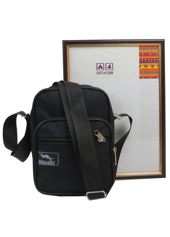 Чоловіча сумка із поліестеру чорна Wallaby (360893625)