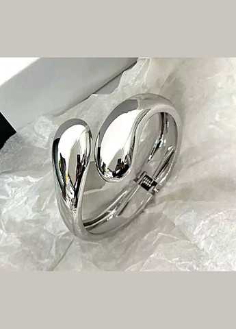 Браслет жіночий широкий металевий Лапки ZOSSI Сріблястий No Brand (341140499)