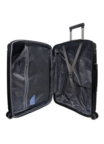 Дорожный чемодан полипропилен 51304/4 black (S) MADISSON (376389670)