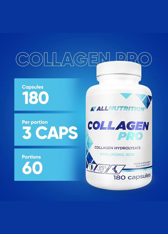Гидролизат коллагена 400 мг ALLNUTRITION 180 капсул No Brand (315150963)