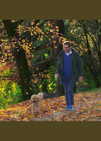 Поводир - рулетка для собак з шнуром Amigo Cord (Ферпласт Аміго Корд) 15 x 3.6 x h 14 cм - M, Синій Ferplast (298053768)