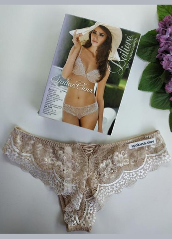 Супер трусики бразиліани чорного кольру з мережива 3254 лейлів Leilieve (324833327)