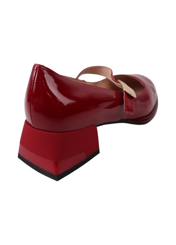 Geronea Туфли женские бордовые натуральная лаковая кожа бордовый з, — (336164457)