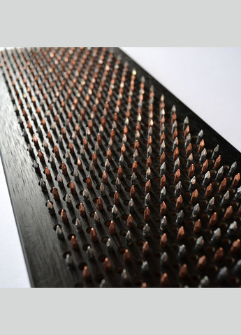 Доска Садху (медные+оцинкованные) "Хранитель", доска с гвоздями для йоги, шаг 10мм. Доска для стоянки на гвоздях. No Brand (301482672)