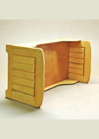 Кровать для кукол из дерева Эсмеральда карри (КРТ-000402) No Brand (328605893)