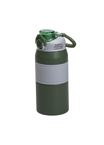 Термос Sport 600 мл с мундштуком и ручкой, зеленый Yiwu HP-14-5GR No Brand (360481786)